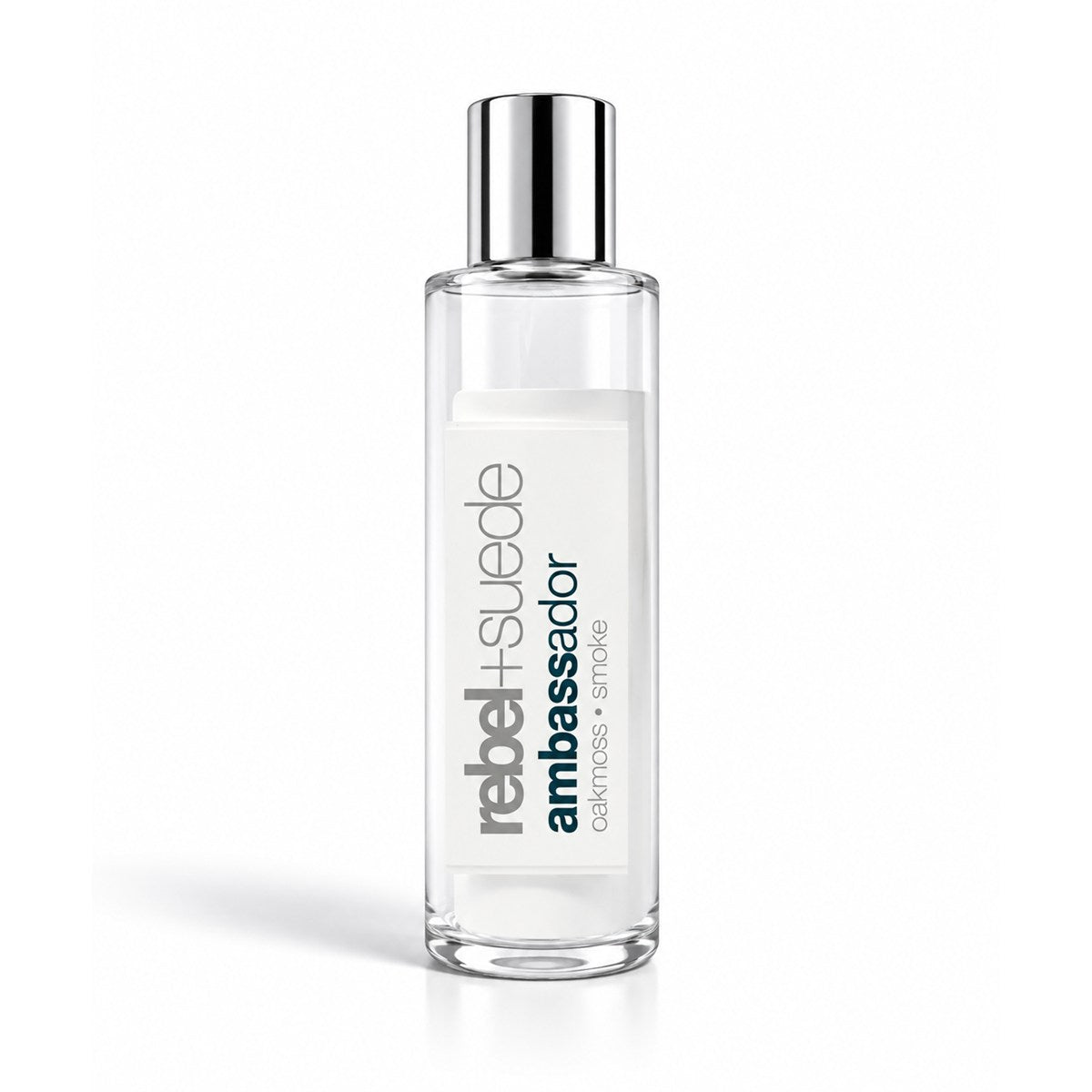 rebel+suede ambassador diffuser oil refill with oakmoss and smoke notes
