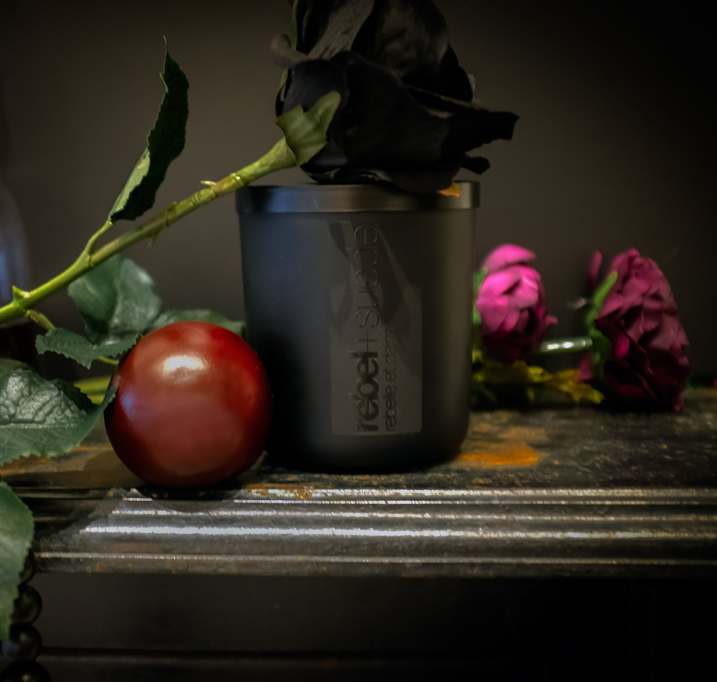 opulence - rebel + suede | handcrafted candles | luxury candles