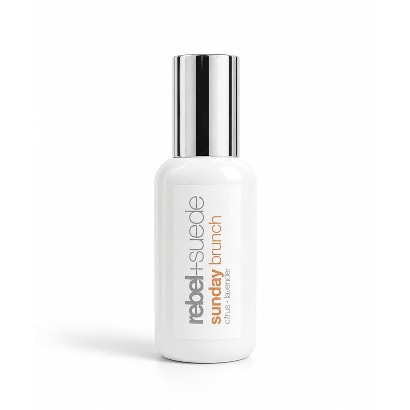 rebel+suede sunday brunch room spray with citrus and lavender notes