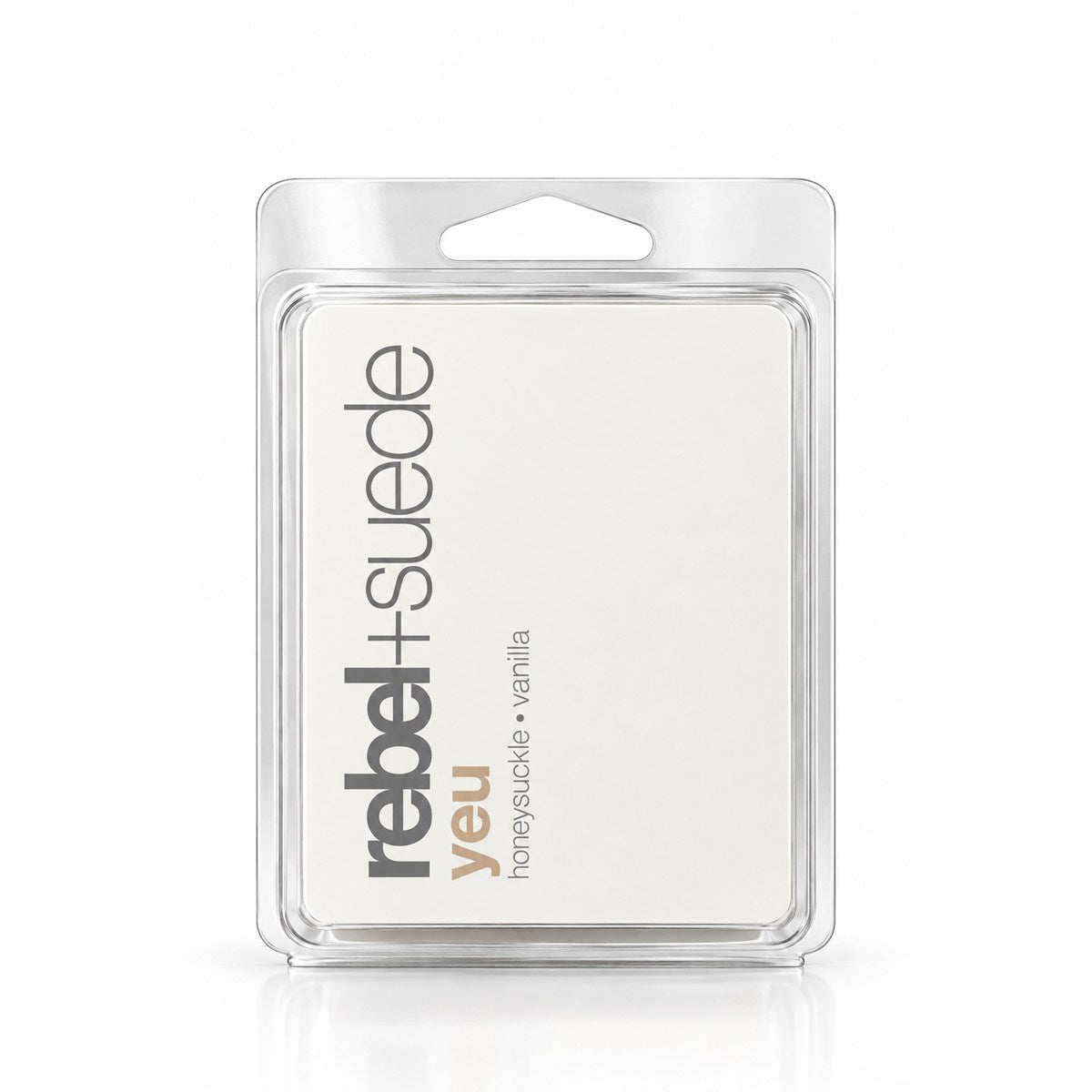 rebel+suede yeu wax melt with honeysuckle and vanilla notes