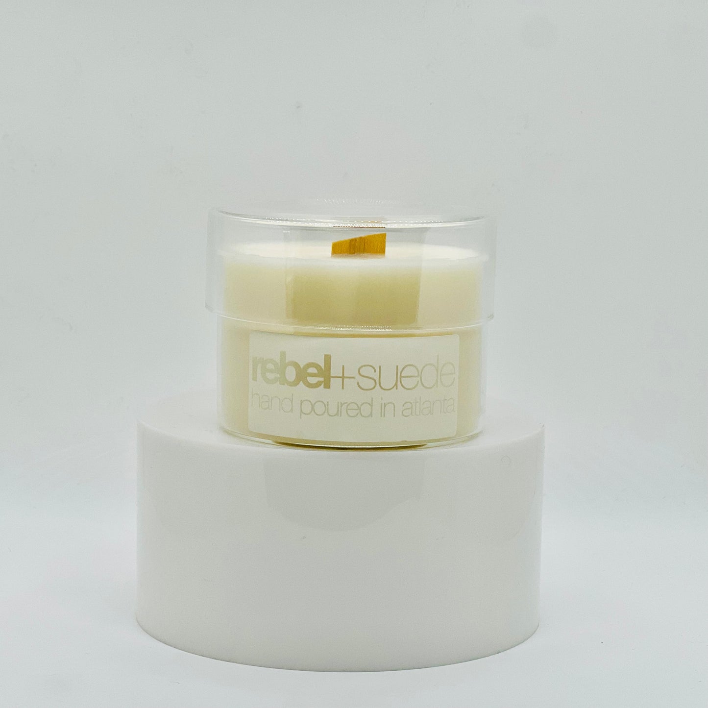 belief - rebel + suede | handcrafted candles | luxury candles